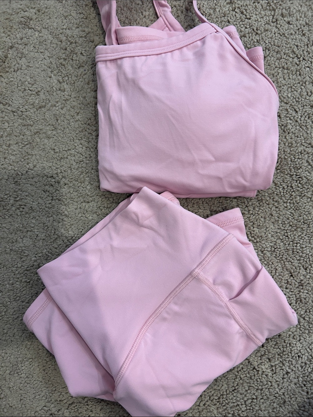 Light Pink High-Rise Active Set